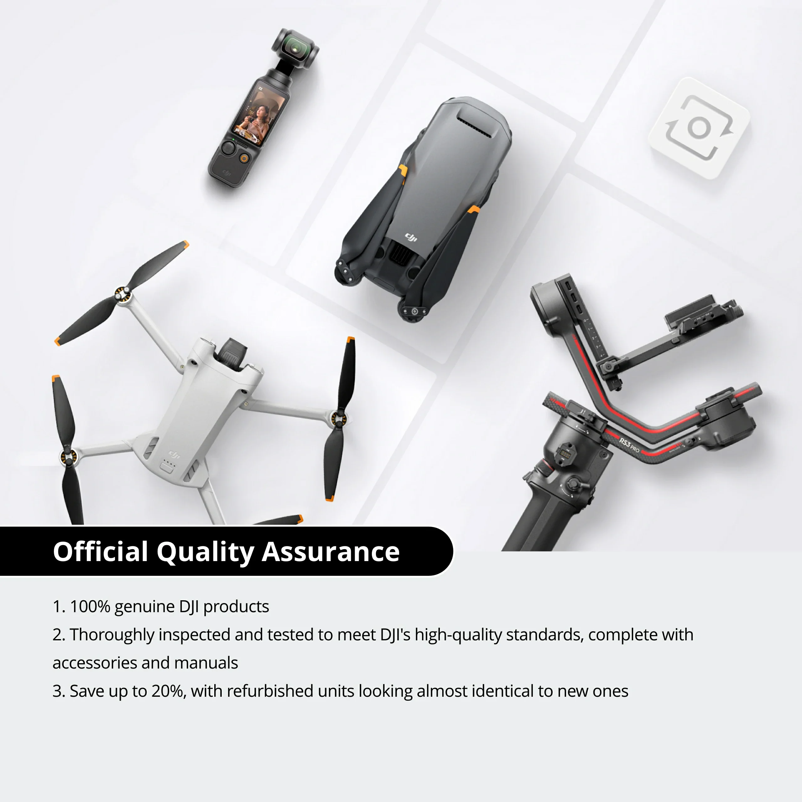 DJI Mini 3 (DJI RC-N1) (Refurbished Unit) - Image 4