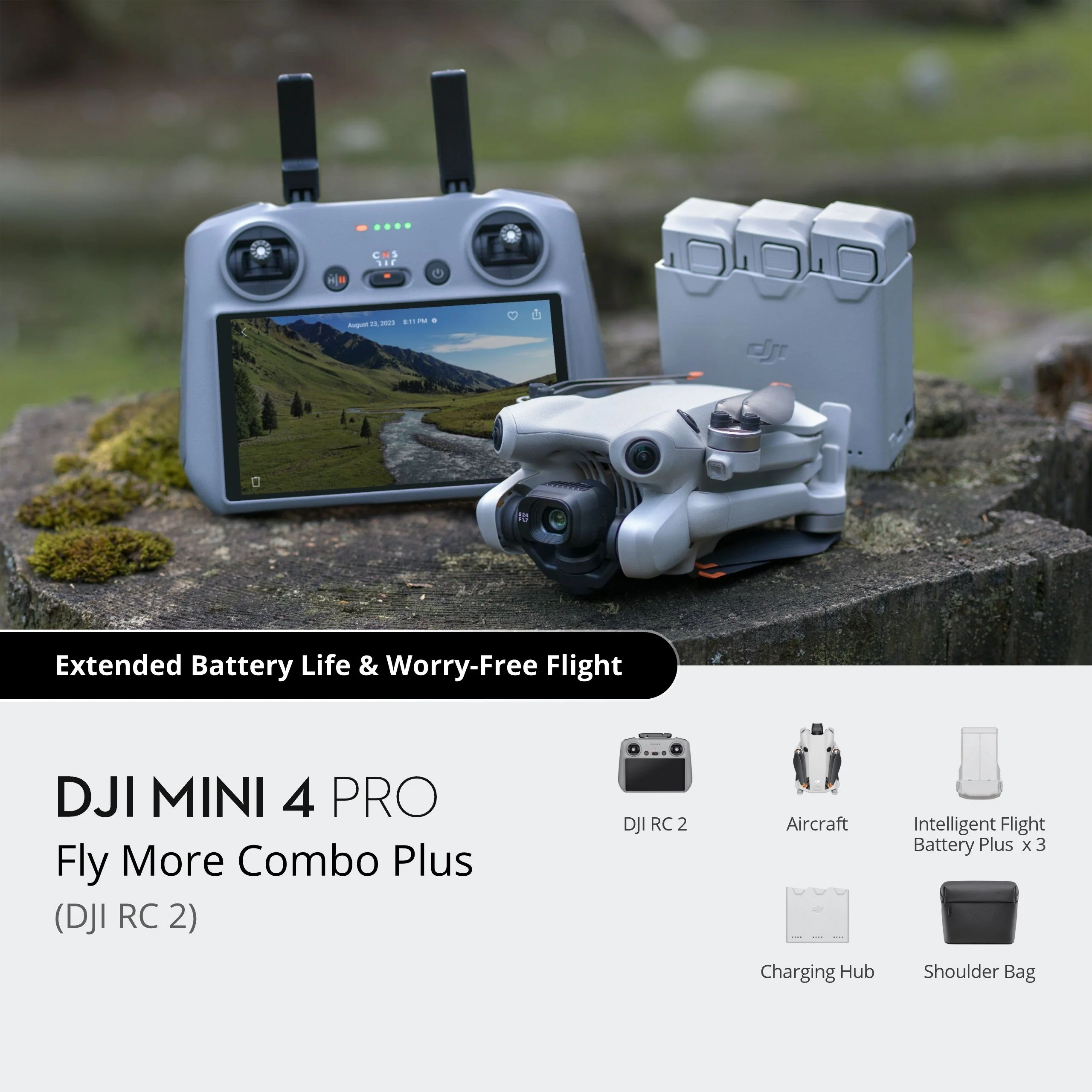 DJI Mini 4 Pro Fly More Combo Plus(DJI RC 2) - Image 2